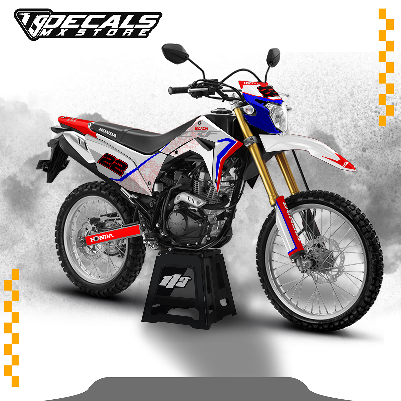 Sticker Decal CRF 150 L #0003 – 119 Decals Official Site