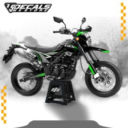 KAWASAKI D-TRACKER 150 NEW Graphics Kit 14